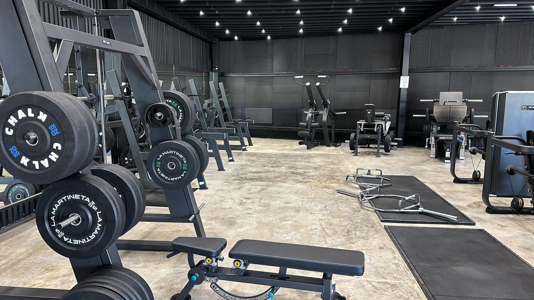 Sala de musculación premium de La Martineta Sur